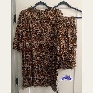 Dressed In Lala: OG Leopard Ribbed Playsuit